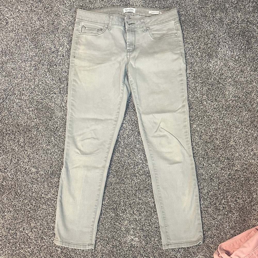 Jessica Simpson Light Gray Skinny Jeans